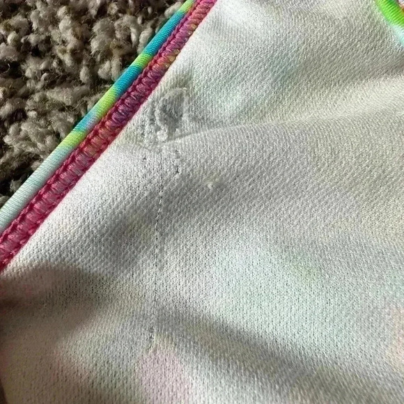 Girls Speedo Mermaid Blue, Green, Pink & Purple One Piece Swimsuit - Size L - Picture 4 of 5